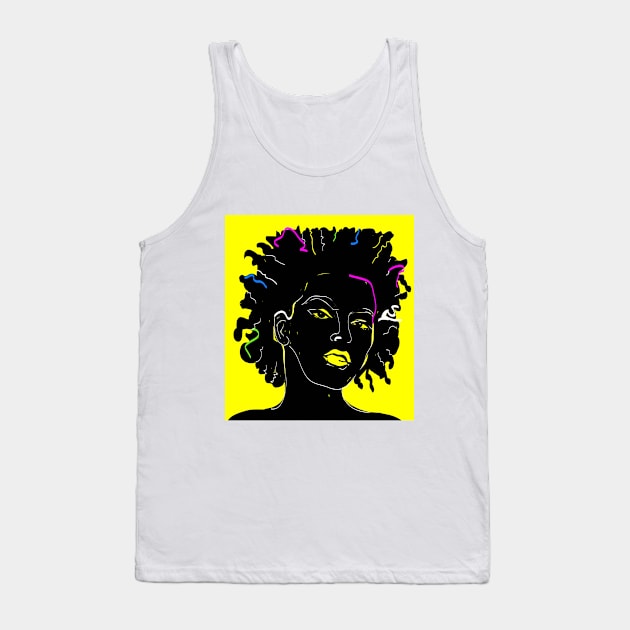 African American girl Tank Top by monika27